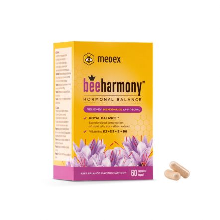 BeeHarmony - Naravna Podpora za Hormonsko Ravnovesje in Menopavzo Medex