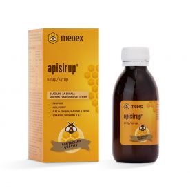medex apisirup v steklenički deluje blažilno za dihala