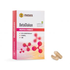 kapsule medex betaglukan z dodanim vitaminom D3 in cinkom prispevajo k imunosti