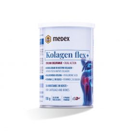 medex kolagen flex plus z dodanimi vitamini C, E in silicijem za hrustrance in kosti