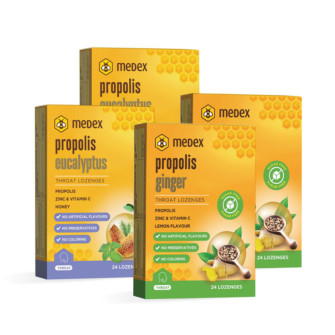 medex pastile propolis eucalyptus s cinkom, medom in vitaminom C