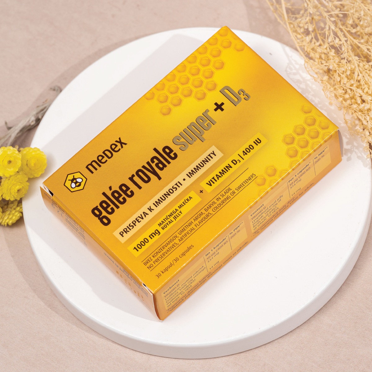 medexove kapsule gelee royale super plus vitamin D3 prispeva k imunosti