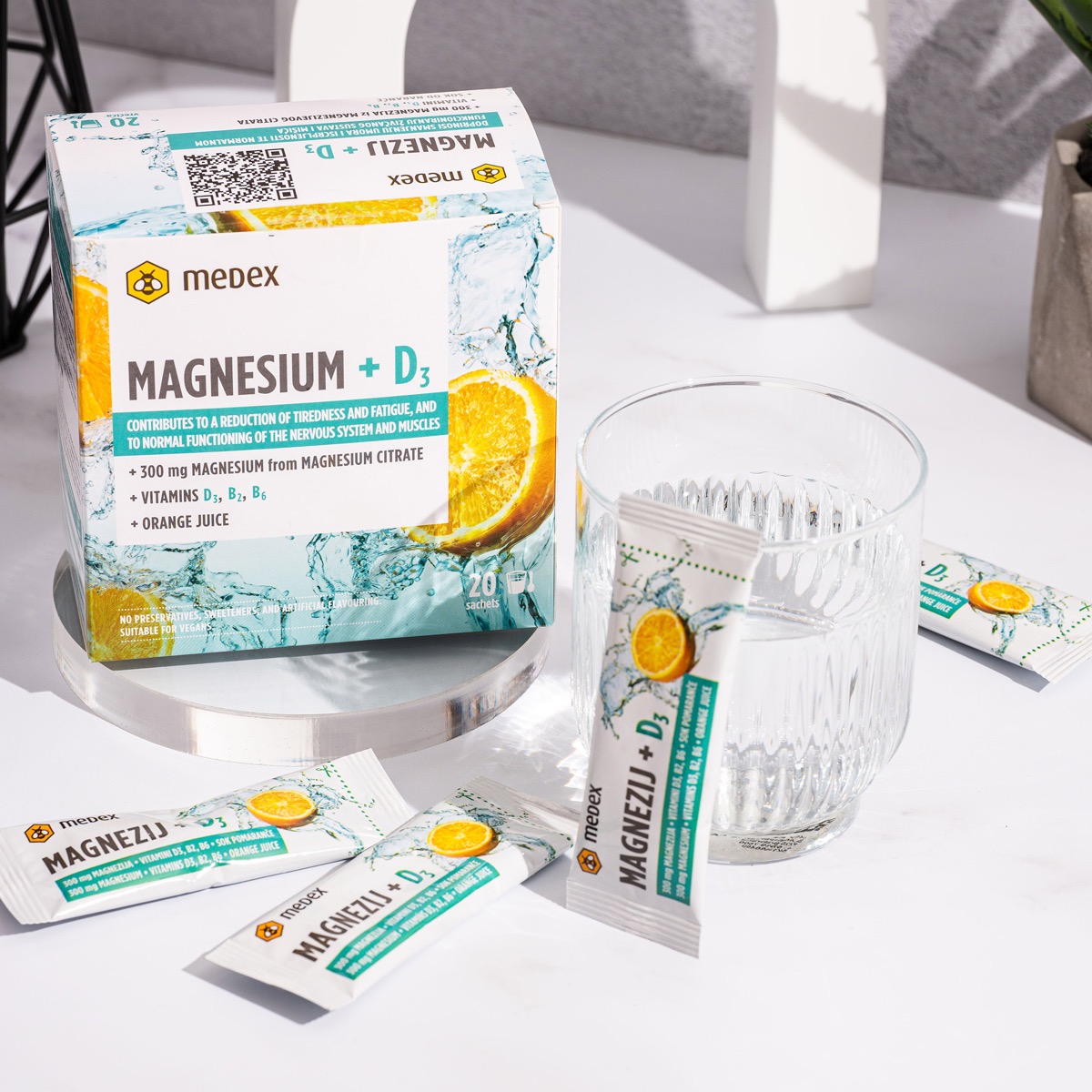 medexov magenzij plus d3 v obliki praška